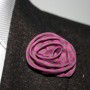 Brando Raspberry Rose Flower Pin