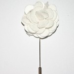 Snow Lapel Flower Pin
